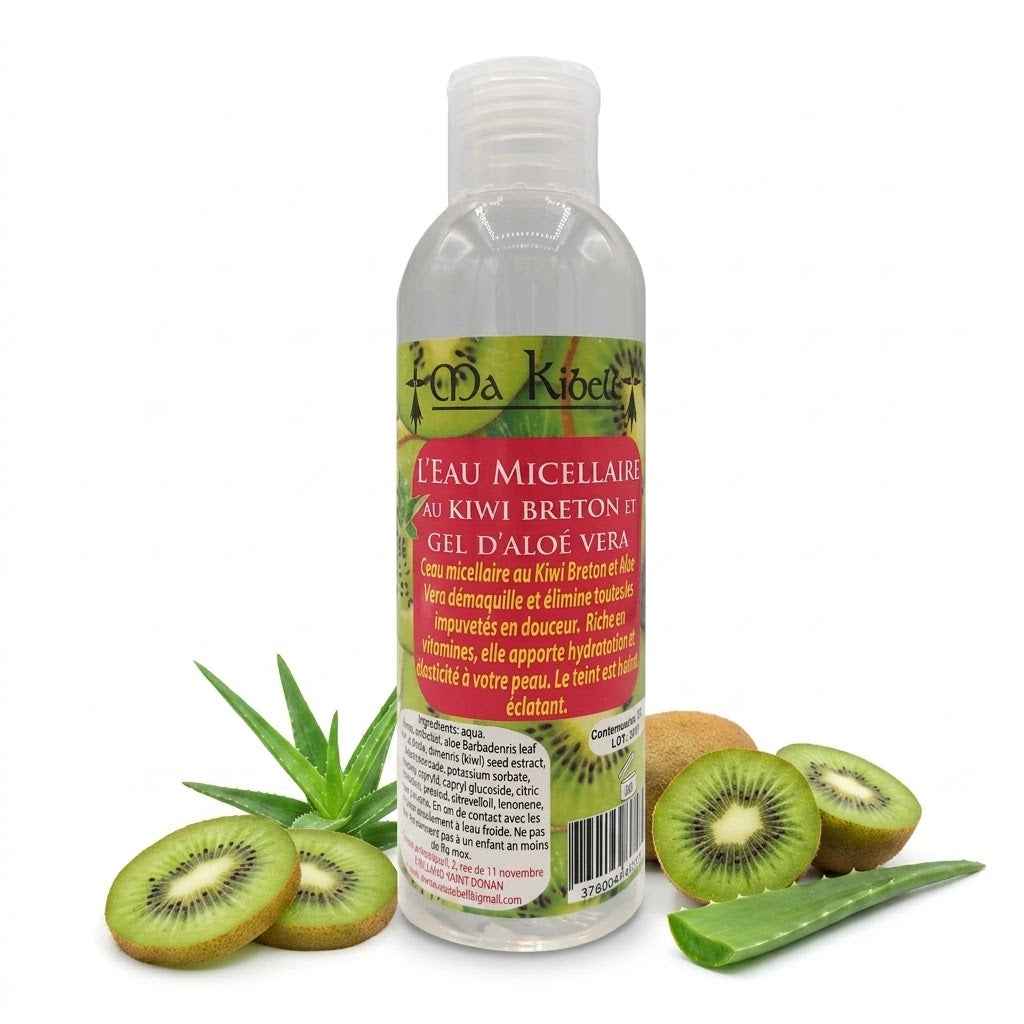 Eau Micellaire Kiwi Breton et Gel d'Aloe Vera - Ma Kibell