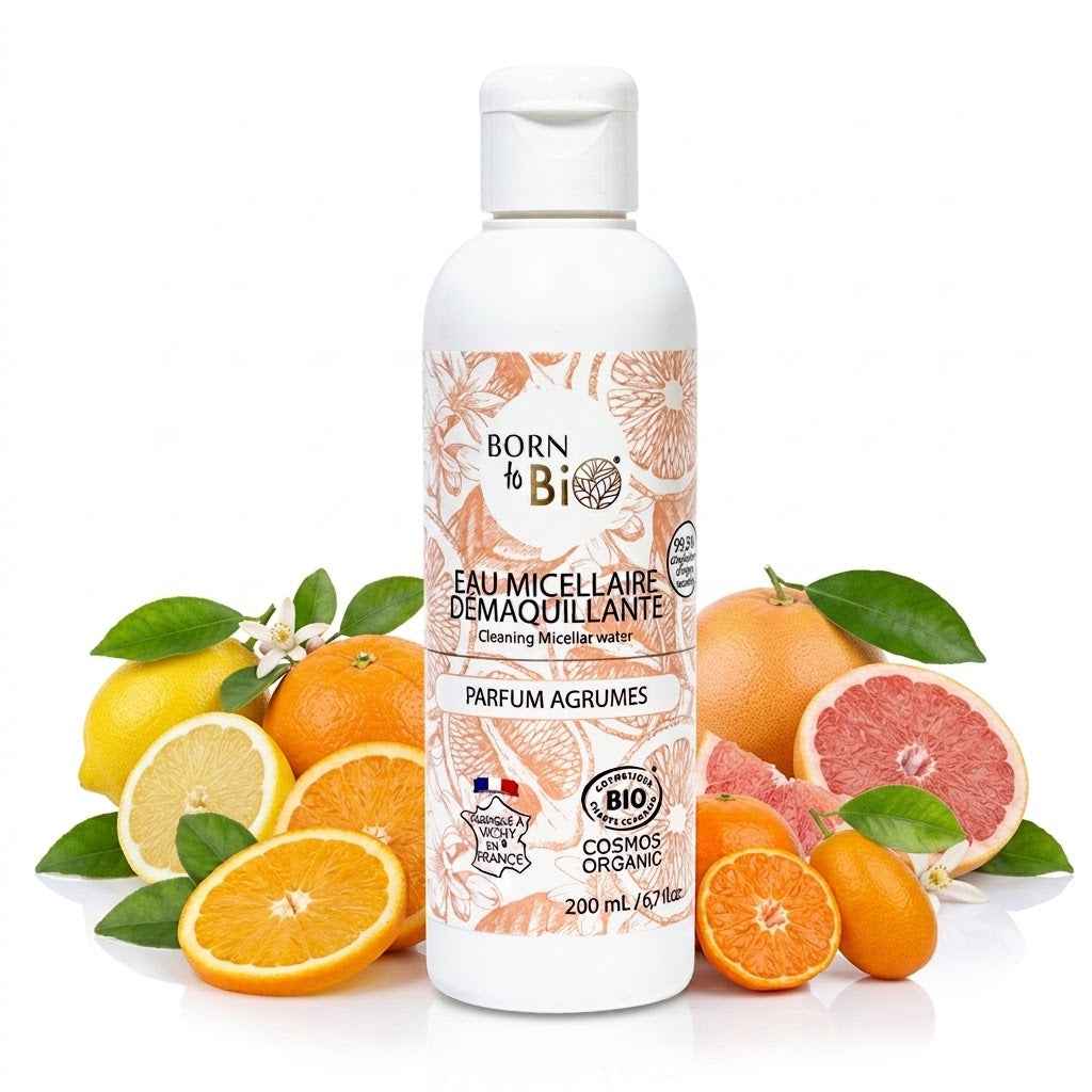 Eau Micellaire Démaquillante Agrumes - Certifiée Bio - Born To Bio