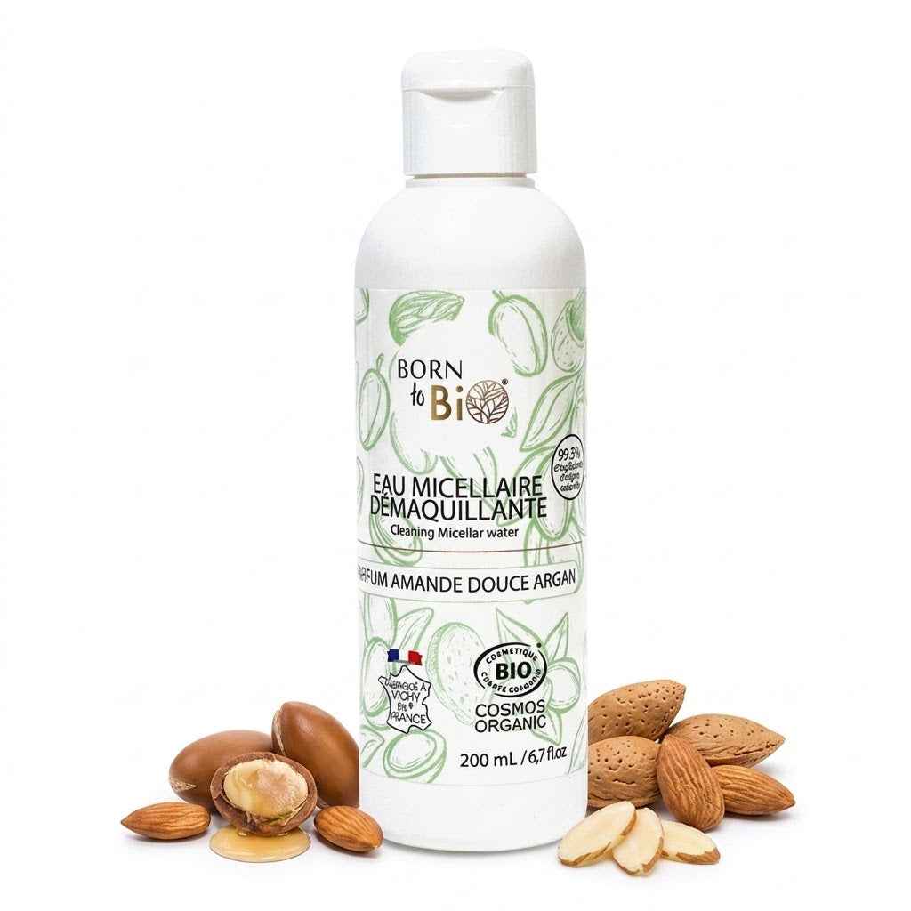 Eau Micellaire Démaquillante Amande Douce Argan - Born To Bio
