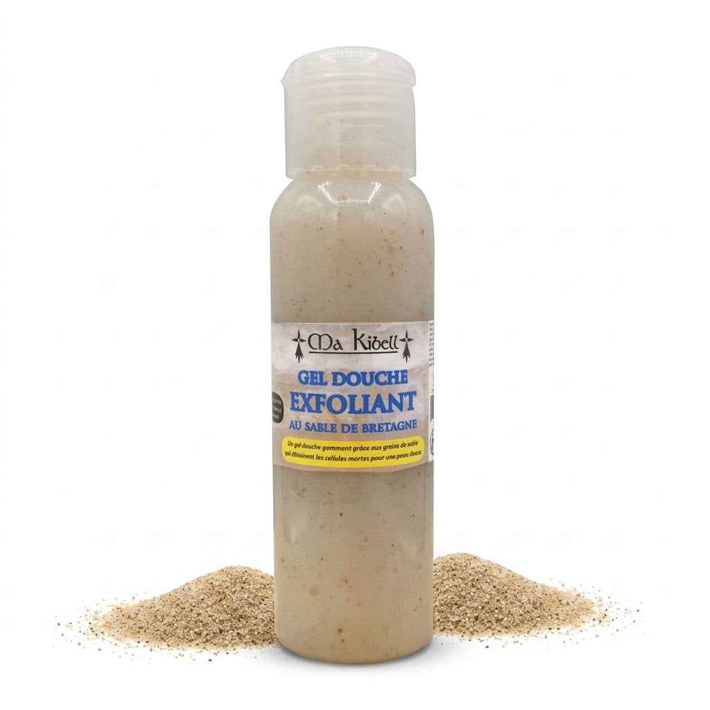 Gel Douche Exfoliant Sable de Bretagne - Ma Kibell