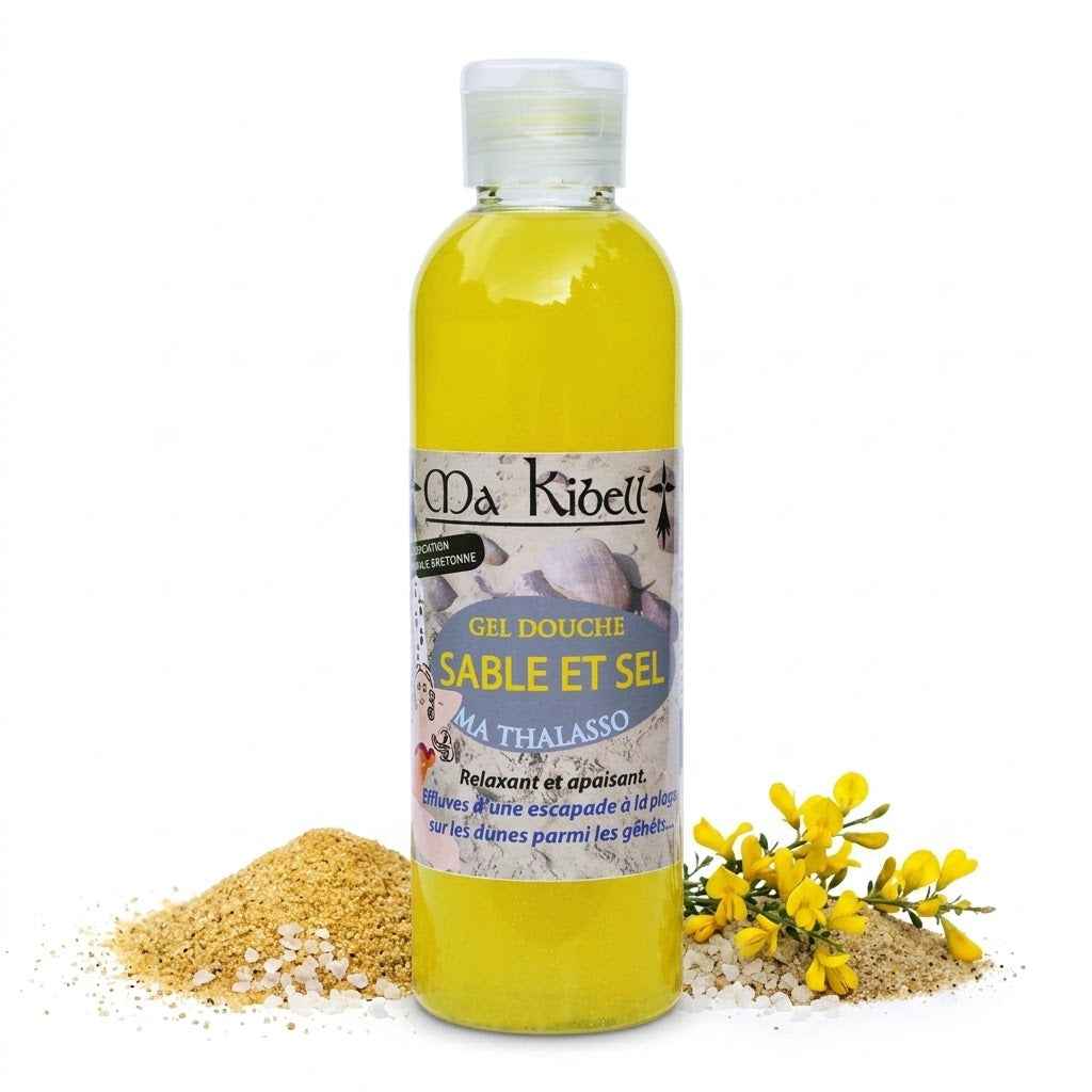 Gel Douche Sable et Sel - Ma Kibell