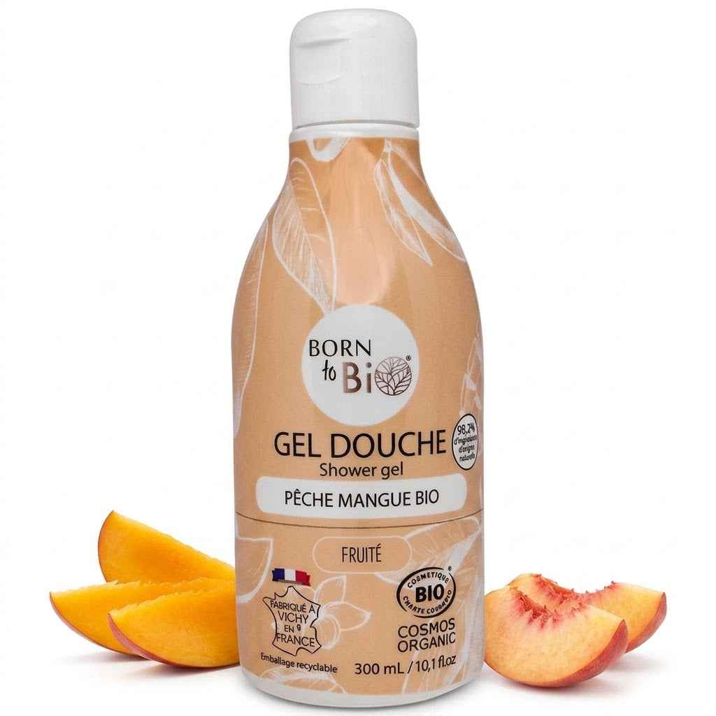 Gel Douche Pêche Mangue - Born To Bio