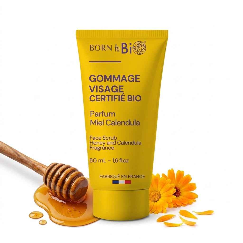 Gommage Visage Miel Calendula - Born To Bio