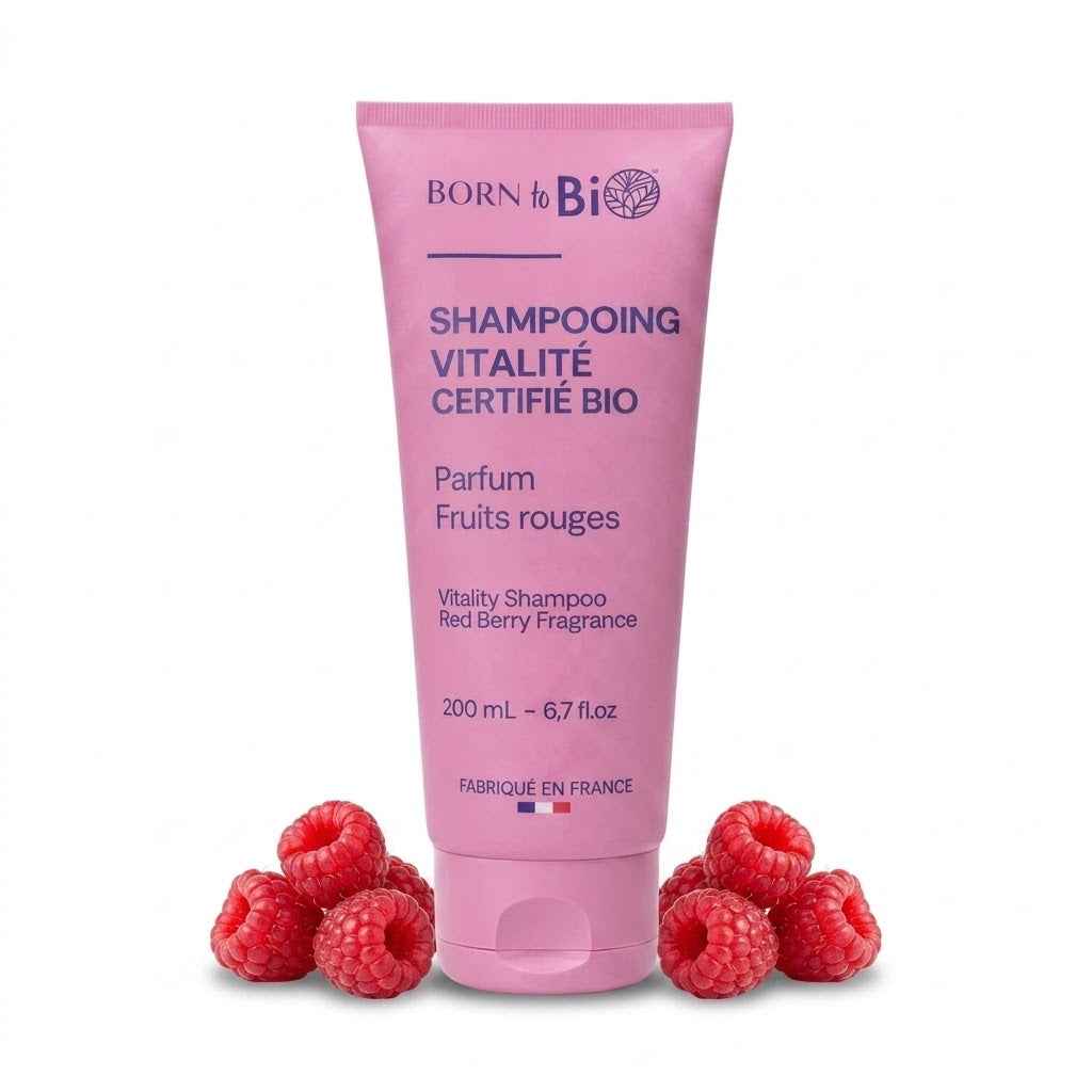 Shampoing Vitalité Vinaigre de Framboise - Born To Bio
